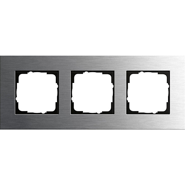 Gira Abdeckrahmen 3fach edelstahl 0213219